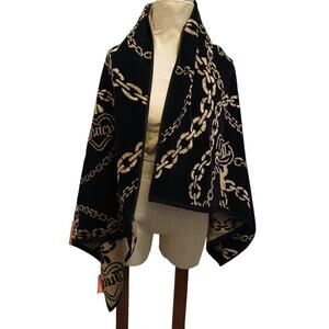 RARE NEW Juicy Couture Bath Beach Towel‎ Luxe Equestrian Gold Chains Discontinue